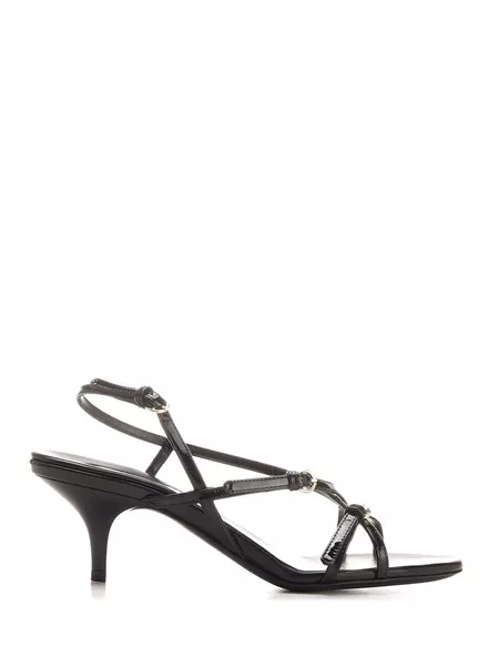 Miu Miu Black patent sandals for Women - US | Al Duca d'Aosta
