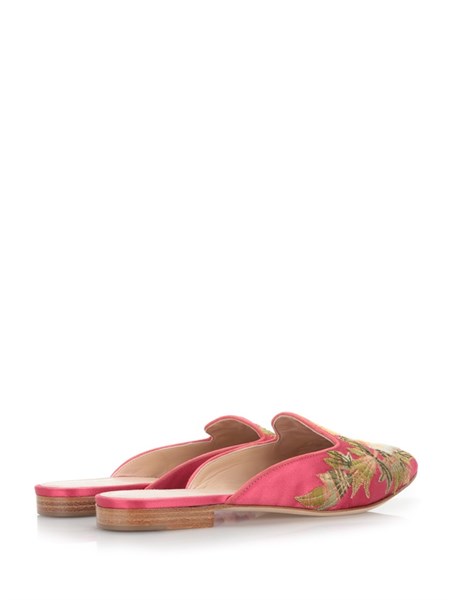 pink satin slippers