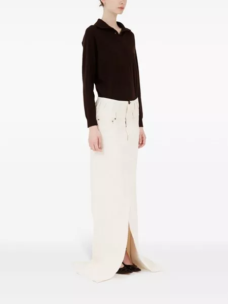 【関税＆送料込み】Maison Margiela 'BianchettoaTM Skirt Maison Margiela Skirt Black Womens Maison Margiela