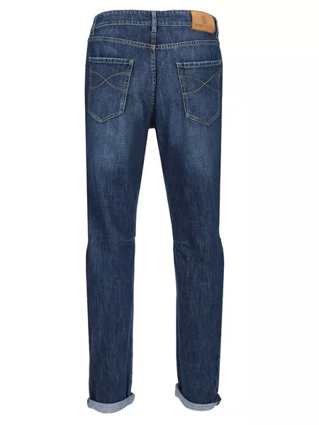 Brunello Cucinelli Leisure fit five-pocket jeans for Men
