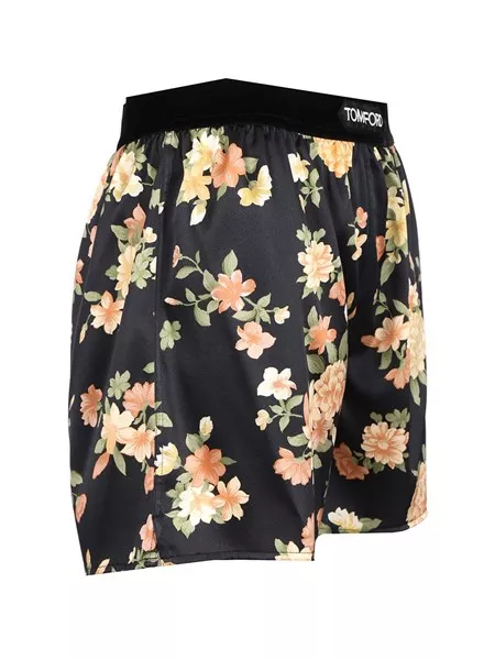 Tom Ford Donna Shorts stile boxer in raso di seta | Al Duca