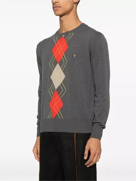 トップス Vivienne Westwood AW94 Argyle Sweater Vivienne Westwood