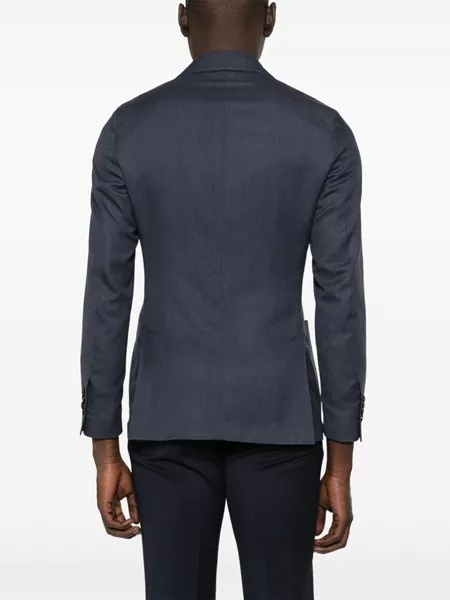 専用　LARDINI Linen Tailored Jacket Double-Breasted Linen Blazer