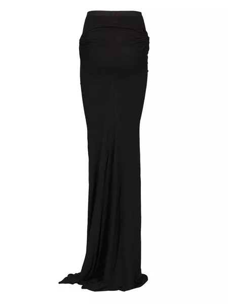 スカート Rick Owens Linen Twill Long Skirt Rick Owens - SOFT PILLAR LONG SKIRT | HBX - Globally Curated