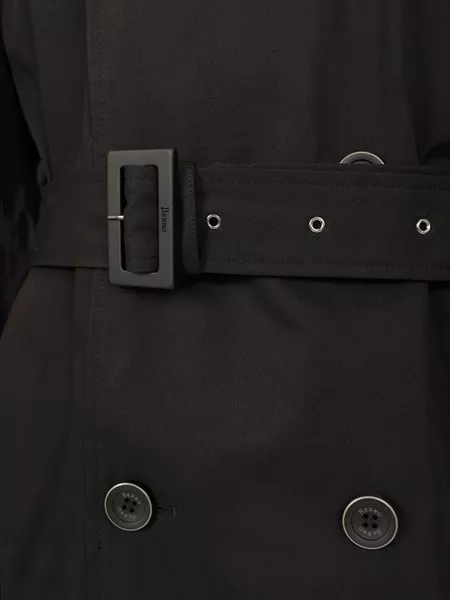 【関税＆送料込み】Herno Double-Breasted Trench Coat Herno Delon Double-Breasted Trench Coat - Bergdorf Goodman