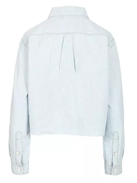 Miu Miu Striped chambray shirt for Women - US | Al Duca d'Aosta