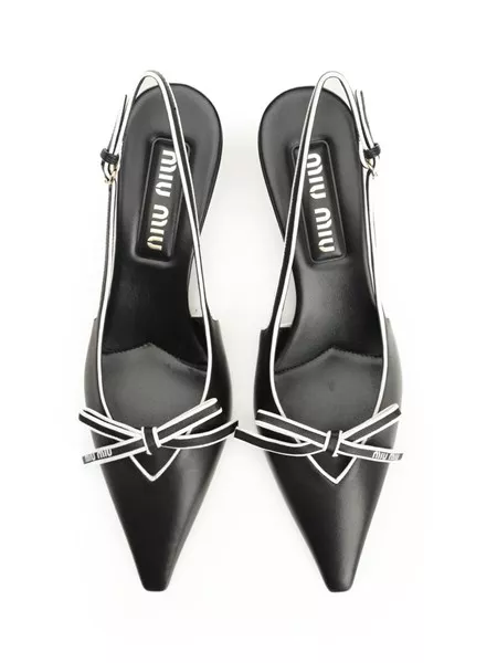 Miu Miu Donna Décolleté slingback in nappa | Al Duca d'Aosta