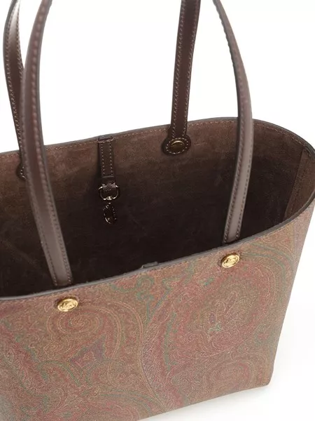 トートバッグ Etro Medium \"ETRO Essential\" shopping bag Etro Essential Medium Jacquard Chenille Shopper Tote Bag