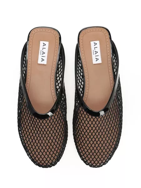 サンダル・ミュール Alaia Flat Mule Alaïa Mesh flat mule for Women - US | Al Duca d'Aosta