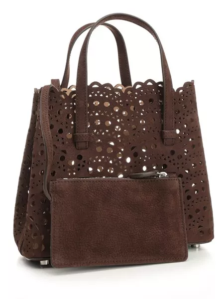 【関税&送料込】Alaia Alaia Mina 20 Perforated Bag ALAÏA MINA 20 BAG IN VIENNE WAVE CALFSKIN | ALAÏA SK