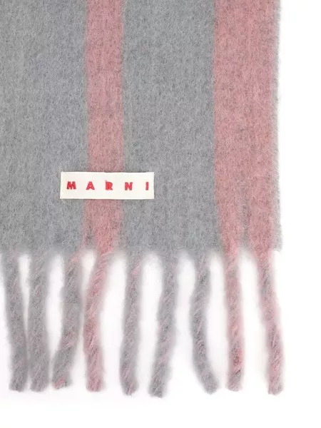 スカーフ Marni Alpaca and wool scarf MARNI(マルニ)｜BRUSHED ALPACA SCARF(ブラッシュドアルパカ