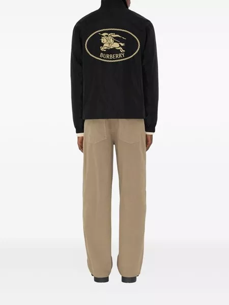 Burberry Burberry knight stamp nylon track jacket for Men