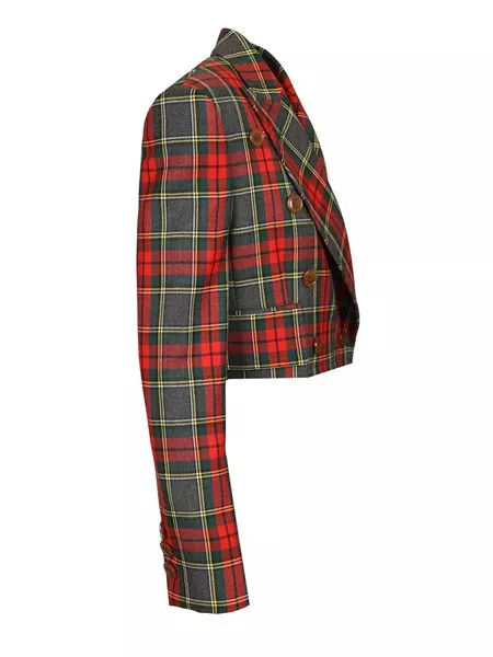 Vivienne Westwood Tartan cropped blazer for Women - GB | Al