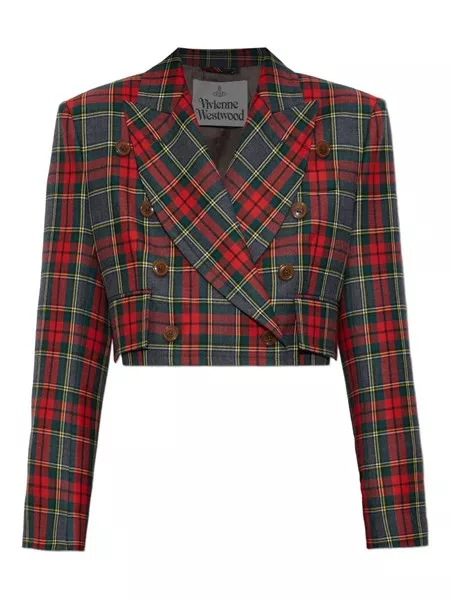 ジャケット Vivienne Westwood Tartan Cropped Blazer VIVIENNE WESTWOOD | Tartan Cropped Blazer | Women | Multi