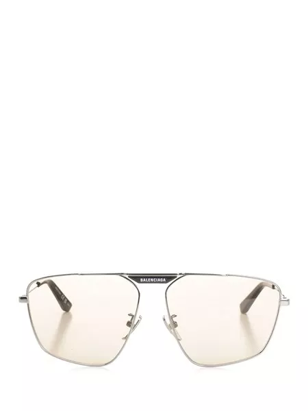 【送料関税込み】Balenciaga Tag 2.0 Navigator\" Sunglasse Tag 2.0 Navigator Sunglasses in Black | Balenciaga US