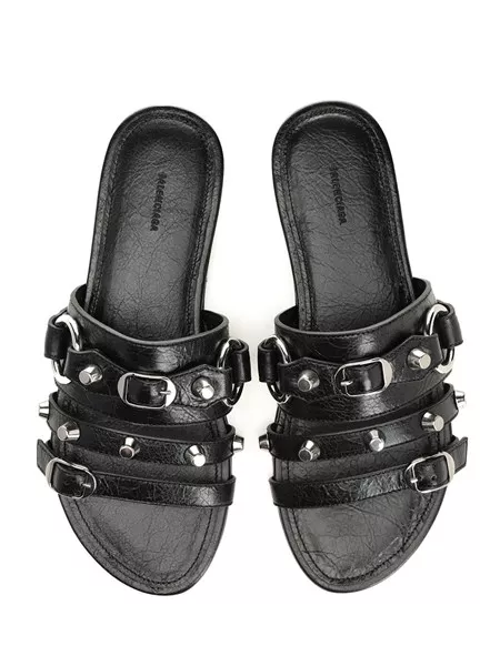 BALENCIAGA シティ Balenciaga Blue Obscur Grained Leather Metallic Edge