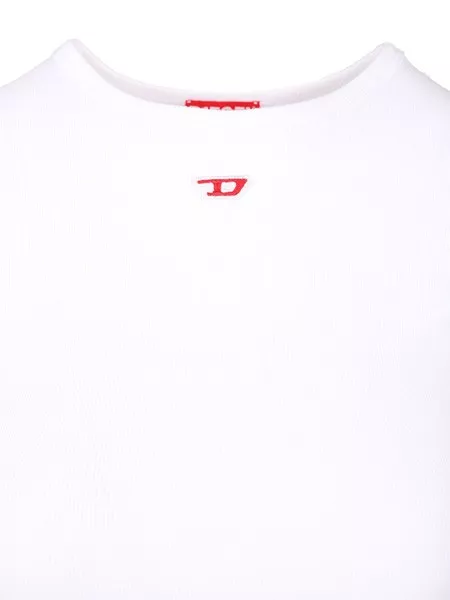 Tシャツ・カットソー T-BUNNY-TAIL T-SHIRT Women's T-shirt with wrap ties | White | Diesel