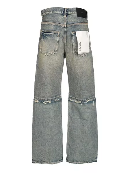 Purple 'p018' baggy fit jeans for Men - GB | Al Duca d'Aosta