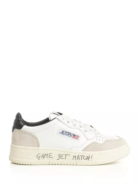 スニーカー AUTRY SS24 MEDALIST LOW SNEAKER (AULW_LL60) Autry Medalist Low Sneakers Super Vintage In Silver Tone