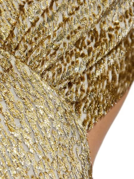 slim fit dress slacks Mac Duggal Women's Strapless Brocade Midi-Dress - Bronze