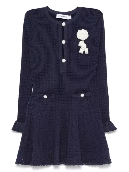 self-portrait ワンピース　UK8 美品】 Self-Portrait / セルフポートレート | Hexagon Lace Mini