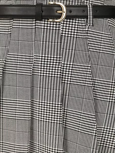 ミニスカート SELF PORTRAIT FW25 Skirts (PF25 104MSK BW BLACK AND WHITE) Women's Skirts – self-portrait-US
