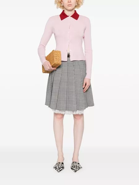 スカート SELF PORTRAIT SKIRT (PF25117MSKBL) Self-portrait Pleated midi skirt for Women - US | Al Duca d