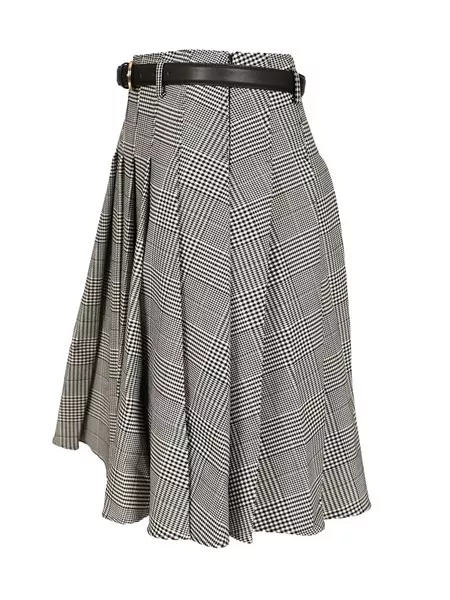 国内発送/送料関税込【Self-portrait】CHECK PLEATED MIDI SKIRT Self-portrait Pleated midi skirt for Women - GB | Al Duca d