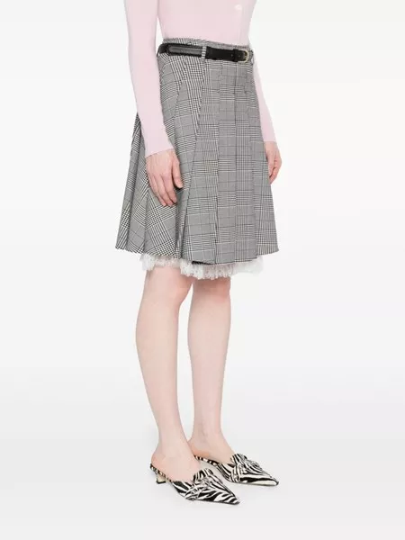 スカート SELF PORTRAIT SKIRT (PF25104MSKBW) Self-portrait Pleated midi skirt for Women - US | Al Duca d