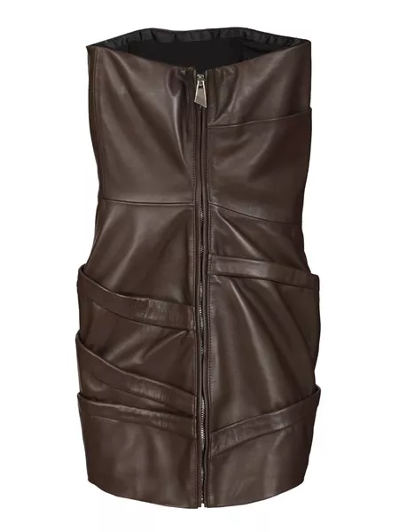 The Attico Leather mini dress for Women - US | Al Duca d'Aosta