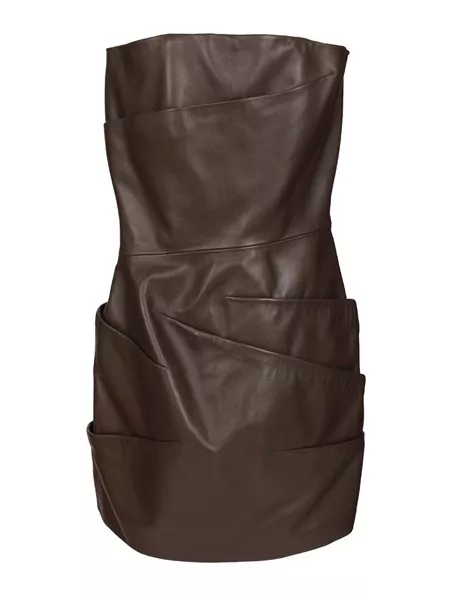 The Attico Leather mini dress for Women - US | Al Duca d'Aosta The Attico Leather mini dress for Women - US | Al Duca d'Aosta