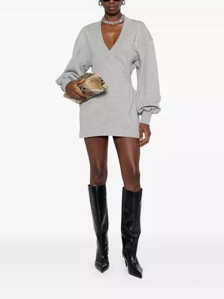 パーティードレス ATTICO WCA00436JJF003AA Dresses Fleece mini dress The Attico American fleece mini dress for Women - US | Al