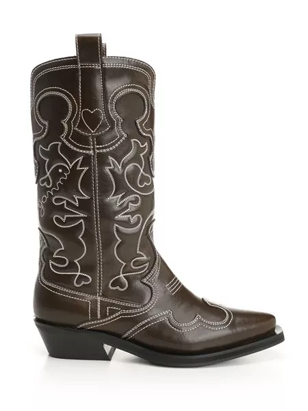 ブーツその他 Ganni BOOTS (S3112 887) GANNI Scuba platform thigh boots | THE OUTNET