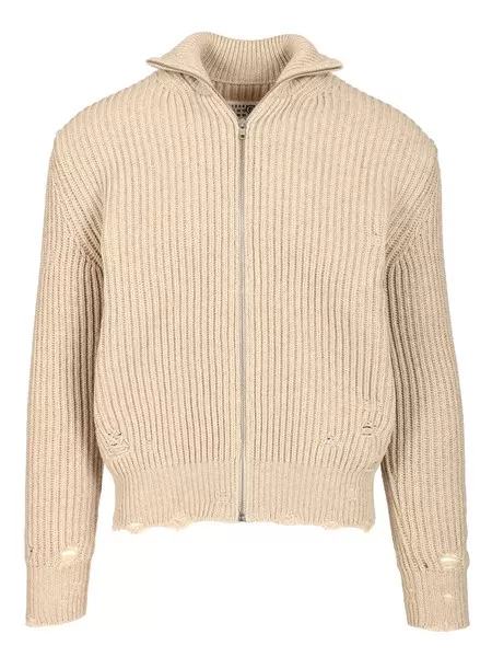 Mm6 Maison Margiela Wool blend knitted jacket for Men - US