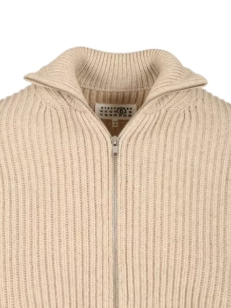Mm6 Maison Margiela Wool blend knitted jacket for Men - US