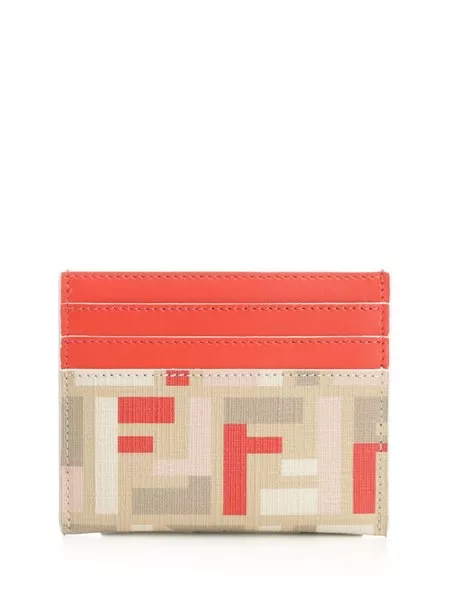 【関税＆送料込み】Fendi Baguette Card Holder Baguette Card Case Leather Black | Fendi