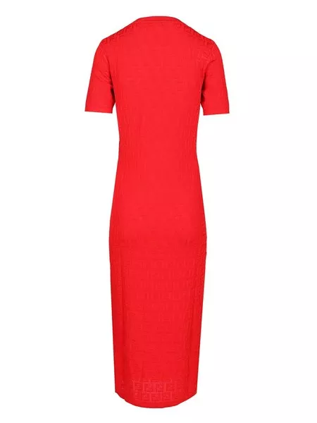 【関税&送料込】Fendi Ff Puzzle Viscose-Blend Dress FZDD38AUHW_F1SB5-2_4423121e-