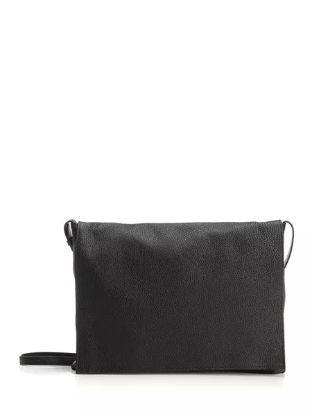 【関税&送料込】The Row Nan Messenger Bag In Nappa The Row Nan Messenger Bag in Black Ans | FWRD