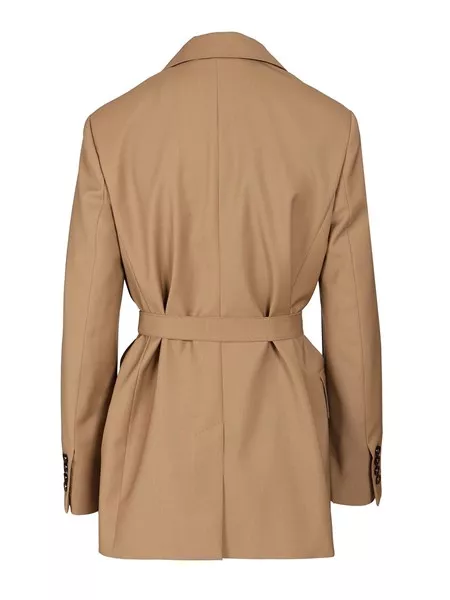 Max Mara Wool canvas blazer with belt for Women - US | Al