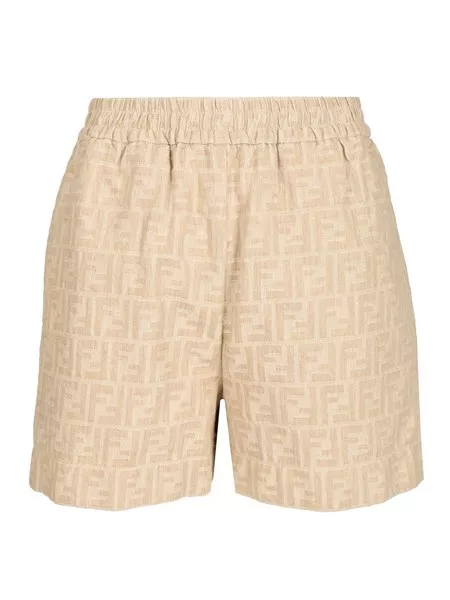 【関税＆送料込み】Fendi Ff Chambray Denim Shorts Shorts Jeans Blue | Fendi