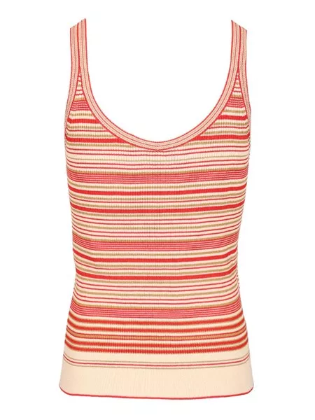 トップス FENDI Rt Fendi Striped silk and cotton top for Women - US | Al Duca d