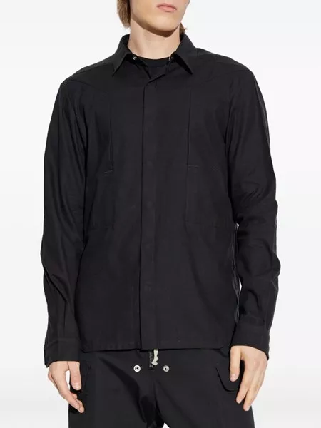 Rick Owens Cotton and wool overshirt for Men - US | Al Duca d'Aosta