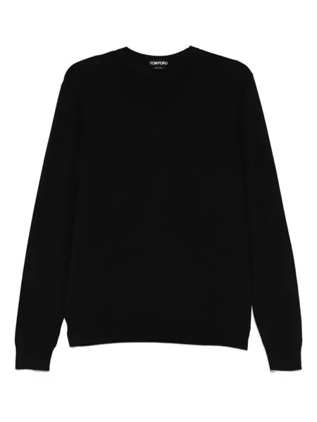 トムフォード Tom Ford Wool Pullover TOM FORD Ribbed Merino Wool and Silk-Blend Half-Zip Sweater