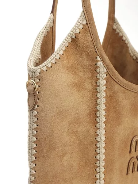【Miu Miu】Ivy スエード バッグ（ベージュ） Miu Miu 