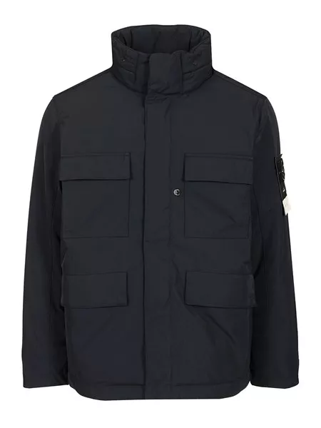 Stone Island Padded field jacket in micro twil for Men - US | Al