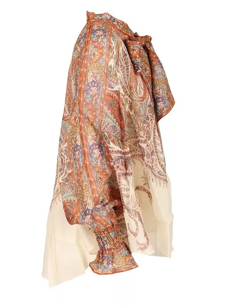 Tシャツ・カットソー Zimmermann FW25 'Rhiannon Tie Neck' blouse (3236TSS251 CMP) Zimmermann 