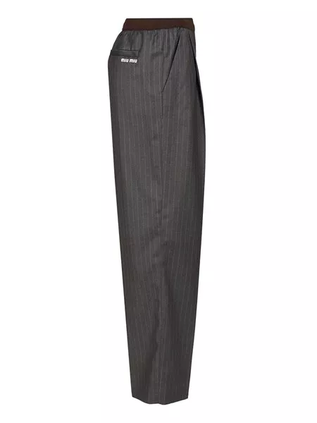 Miu Miu Pinstriped trousers for Women - US | Al Duca d'Aosta