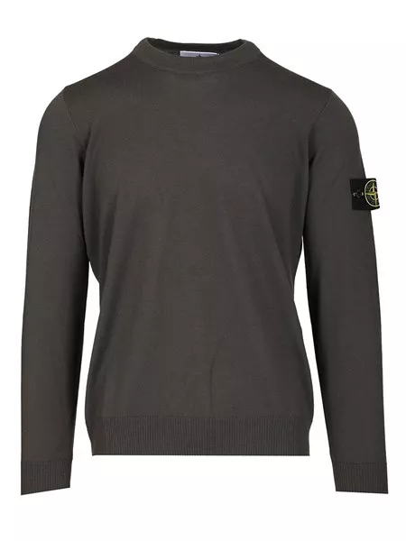 Stone Island Maglione Verde Acqua Uomo Maglione Stone Island