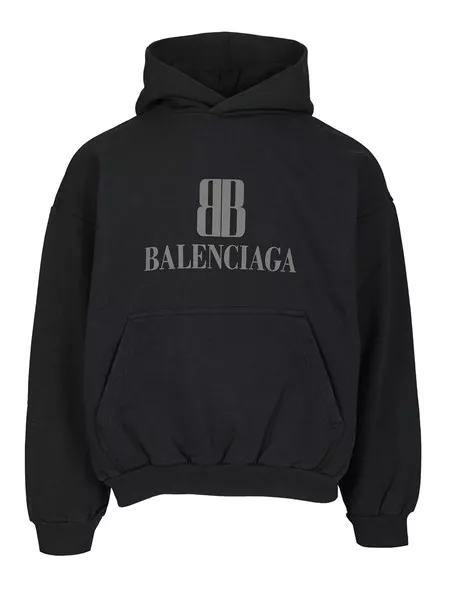 パーカー・フーディ BALENCIAGA FW25 'Nano BB' hoodie (767877TSVO3 1083) Balenciaga Nano bb hoodie for Men - US | Al Duca d'Aosta
