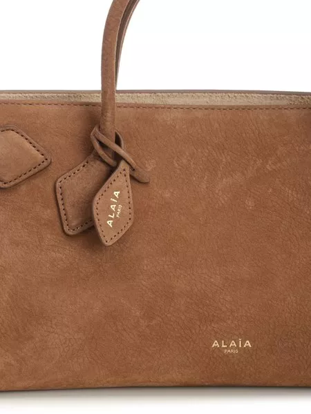 Alaïa East west tote bag in nubuck for Women - US | Al Duca